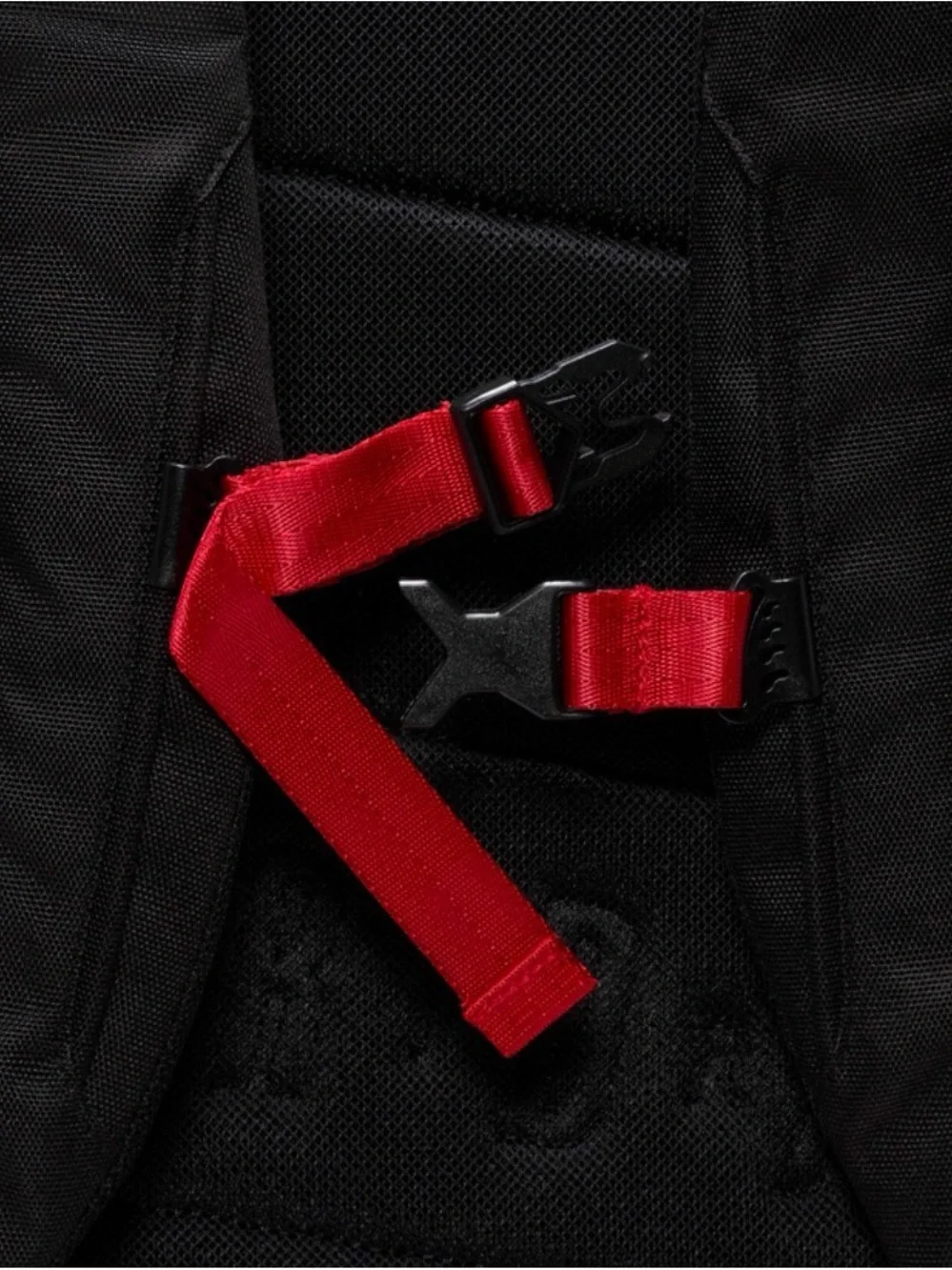 Jordan Black Backpack with Red Accents and White Jumpman